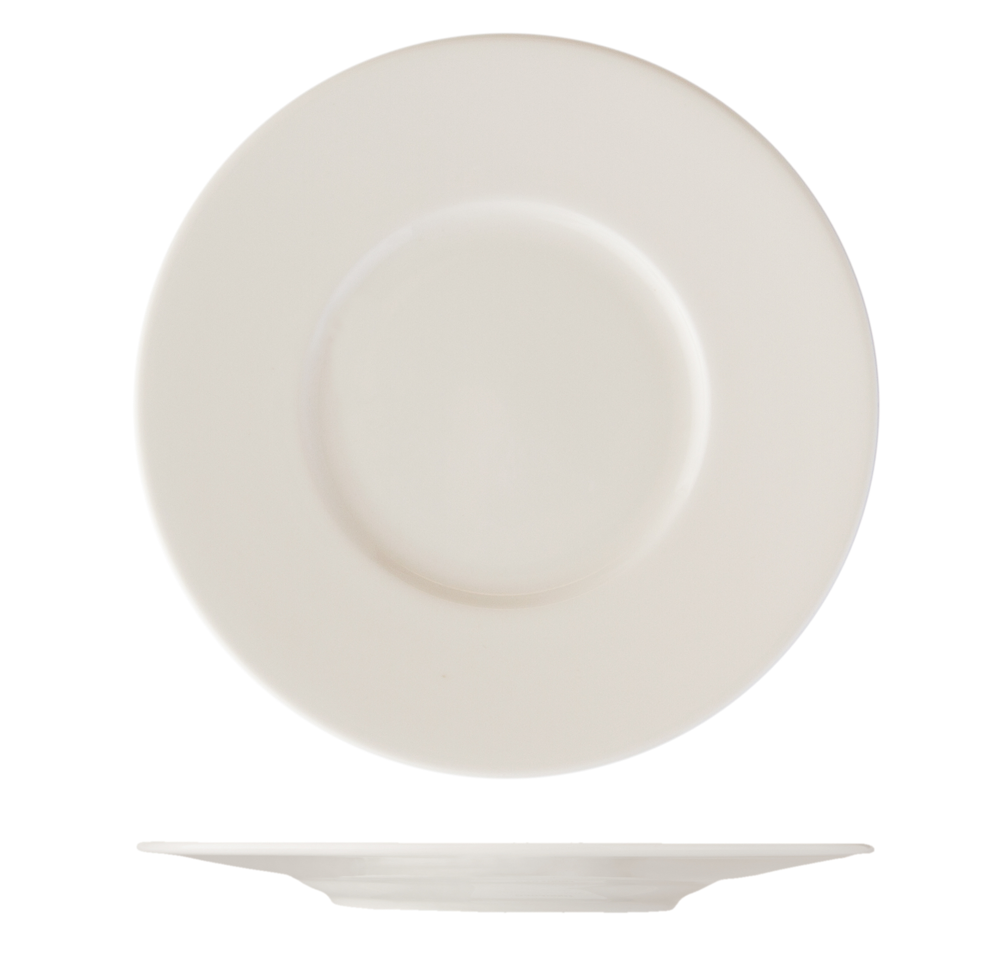 Plato pan porcelana Blanco Duoma Ø16 cm. B'GHEST 01170021 (6 unidades)