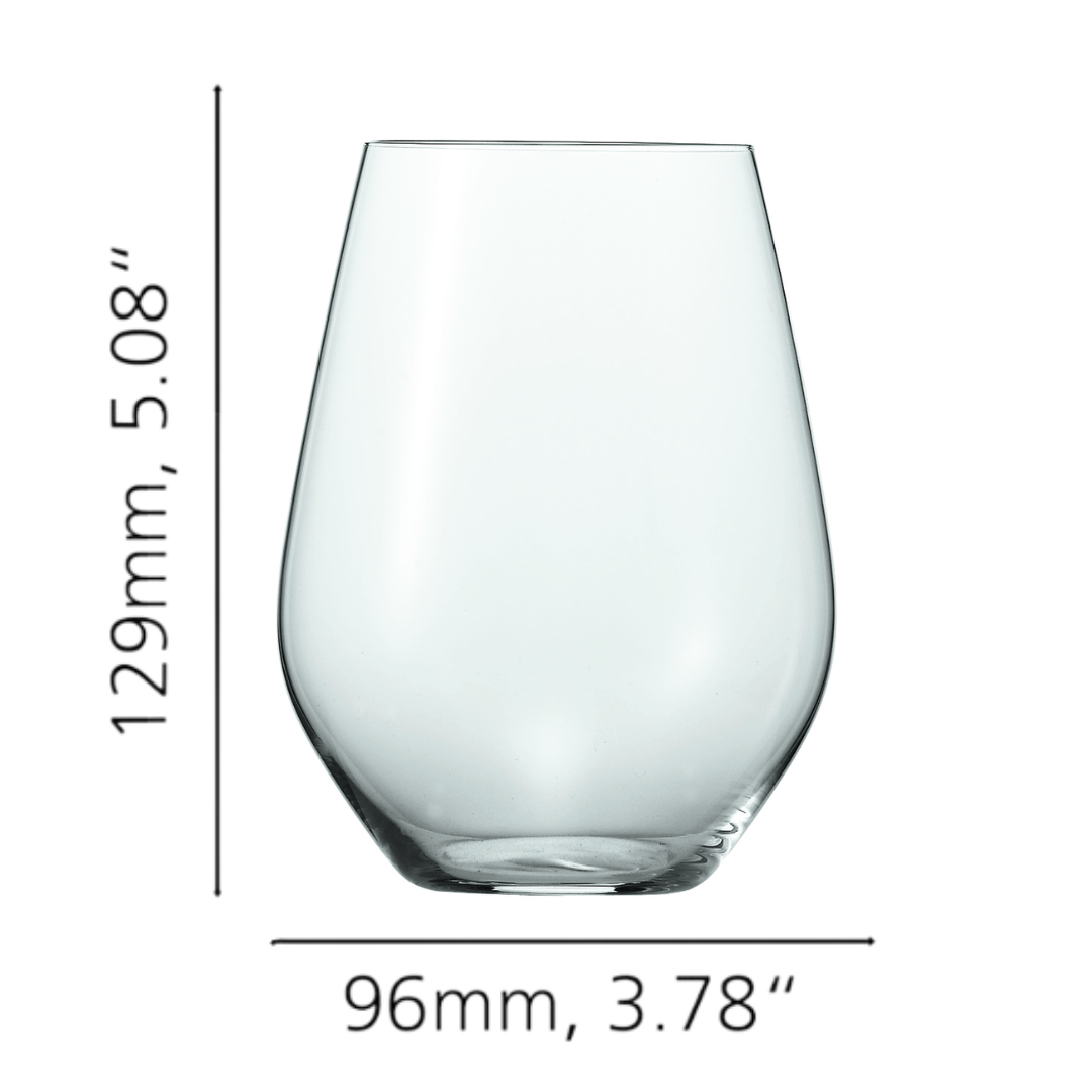 Vasos bajos 63cl  Ø9.6x12.9 cm. AUTHENTIS CASUAL SPIEGELAU 4808035 (12 unidades)