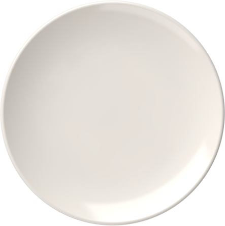 Plato llano porcelana blanca  bone china "Lona". Ø 27 cm. ID Fine 10000-111027  (12 unidades)