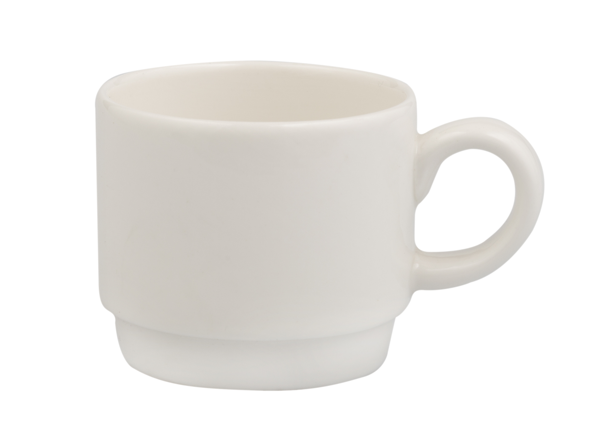 Taza de café moka porcelana Blanco Duoma Alcalá 10 cl. B'GHEST 01170124  (6 unidades)