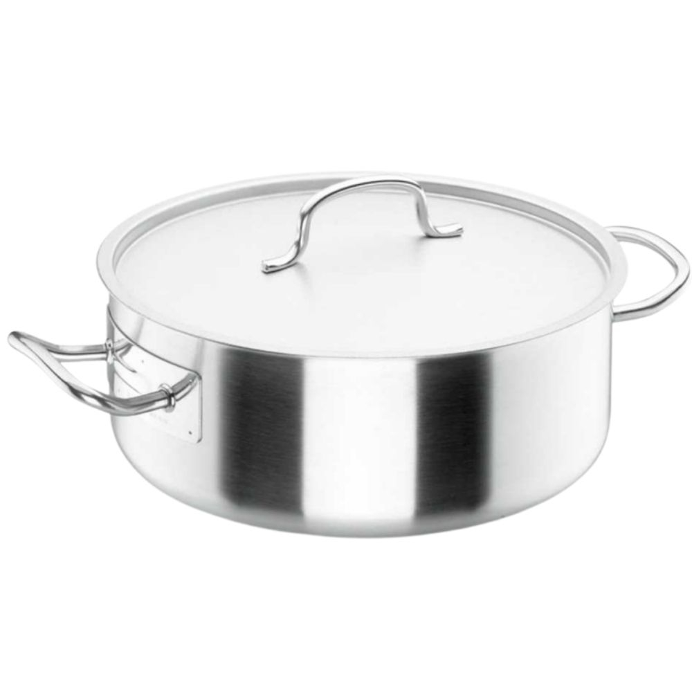 Cazuela Baja Chef Classic con tapa 10L | Lacor 50032