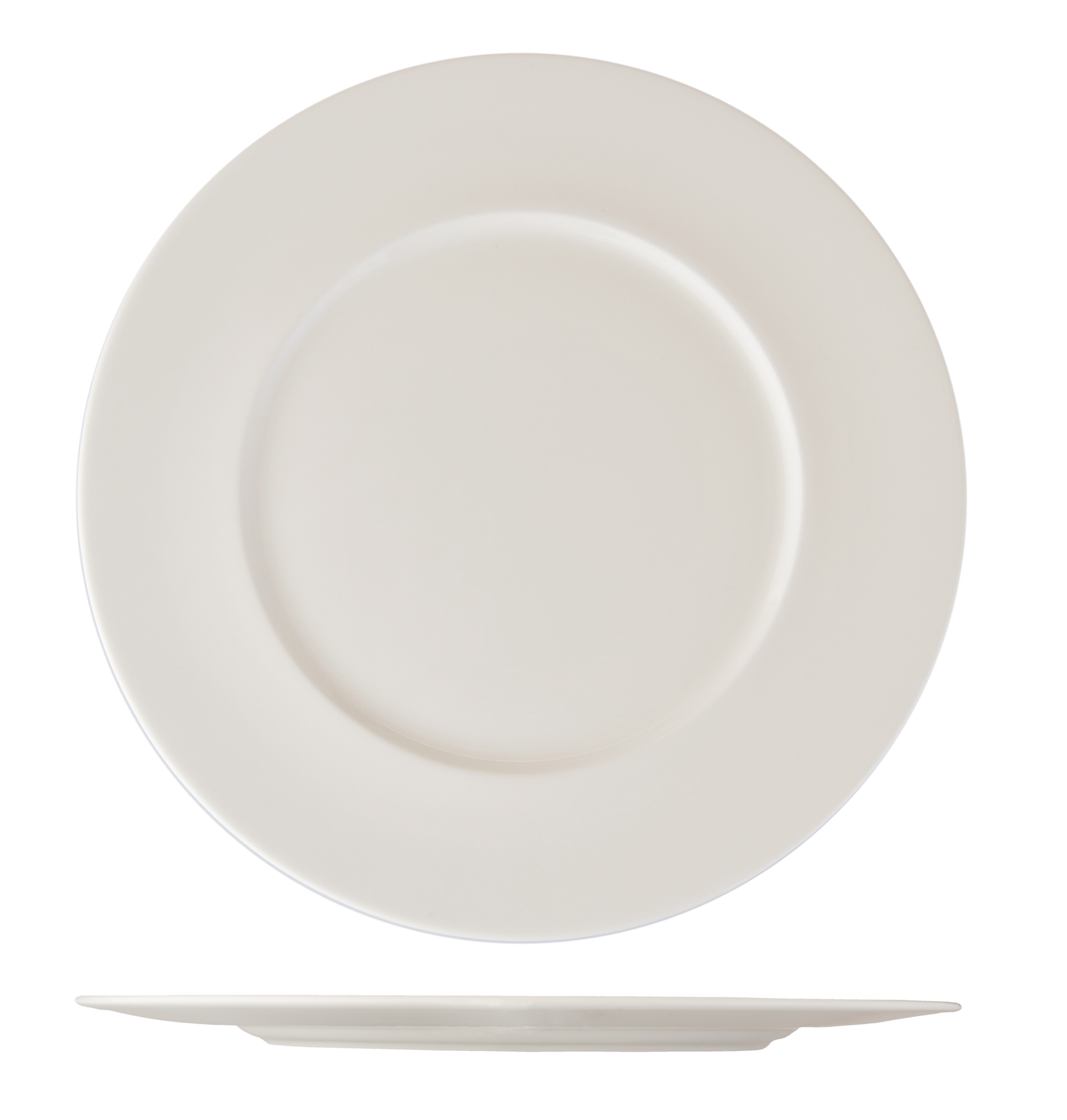 Plato presentación porcelana Blanco Duoma Ø31 cm. B'GHEST 01170020 (6 unidades)