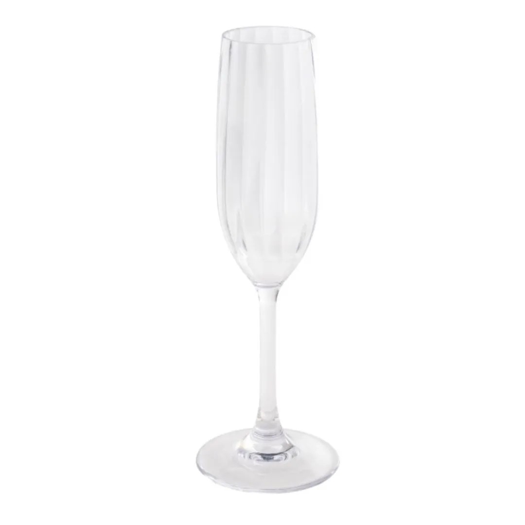 Copas de Champán Perfection | 19 cl | Plástico Reutilizable | 12 uds