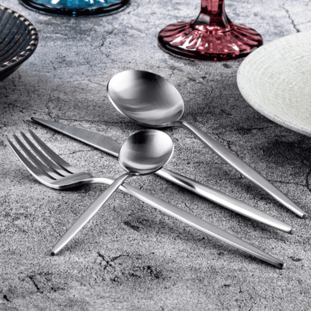 Cuchara de mesa Emma Mate. 20.1 cm. (12 uds)