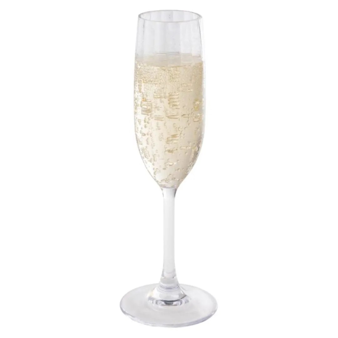 Copas de Champán Perfection | 19 cl | Plástico Reutilizable | 12 uds