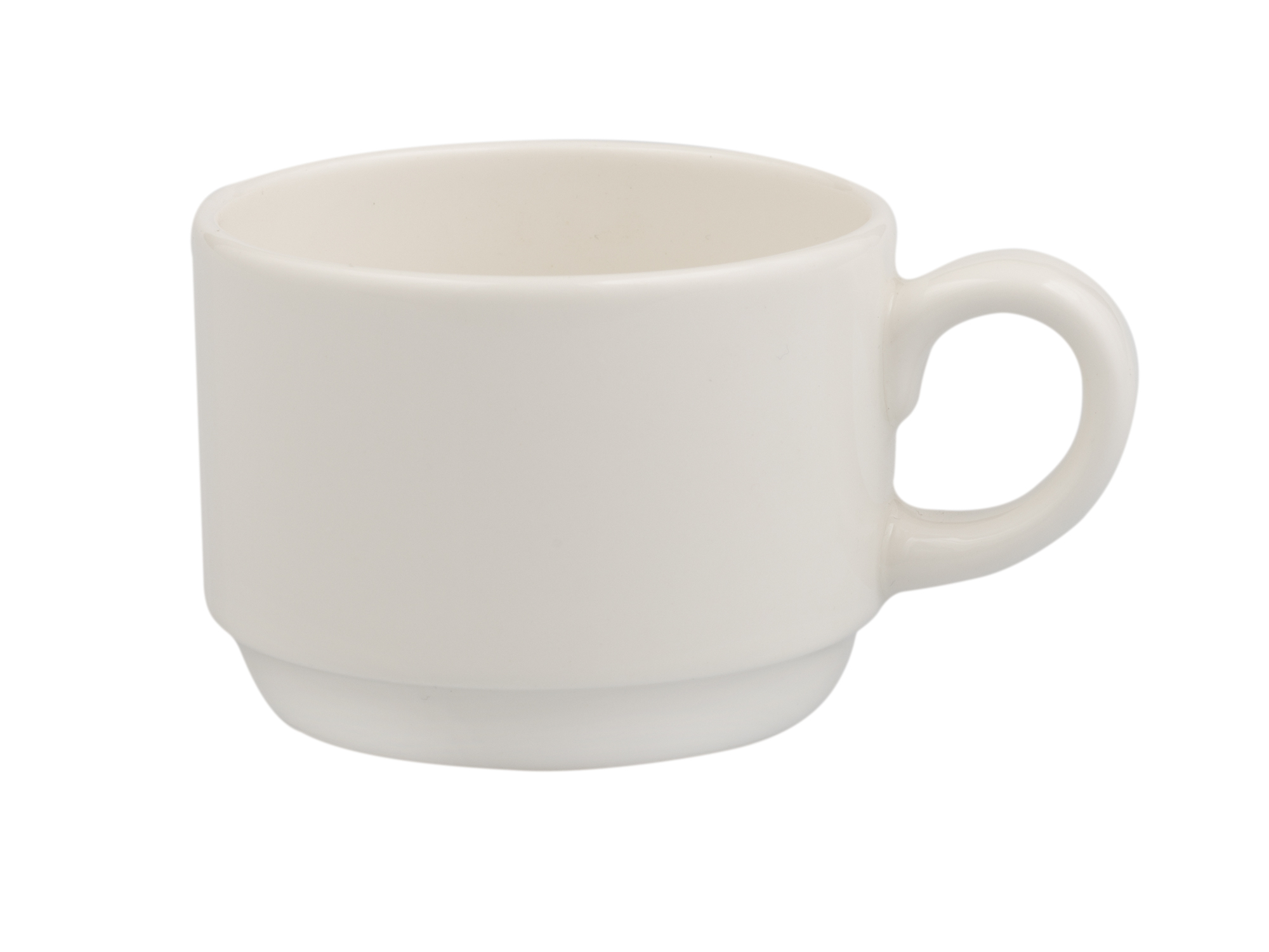Taza de café con leche porcelana Blanco Duoma Alcalá 15 cl. B'GHEST 01170125 (6 unidades)