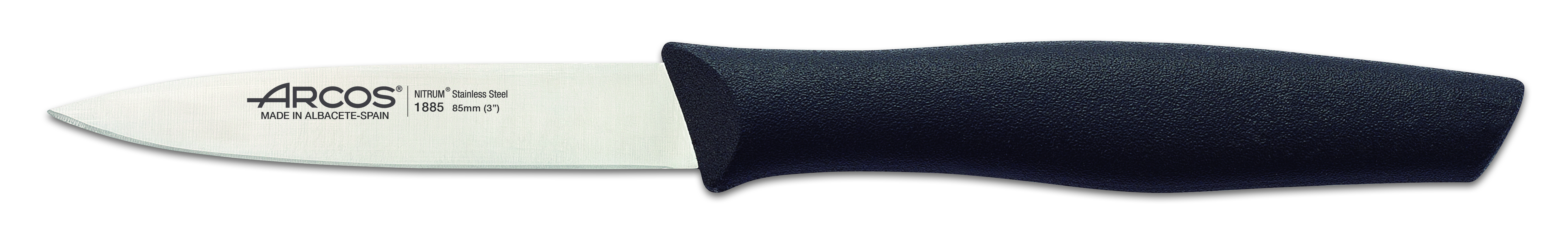 Nova cuchillo mondador negro 8.5 cm| ARCOS 188500