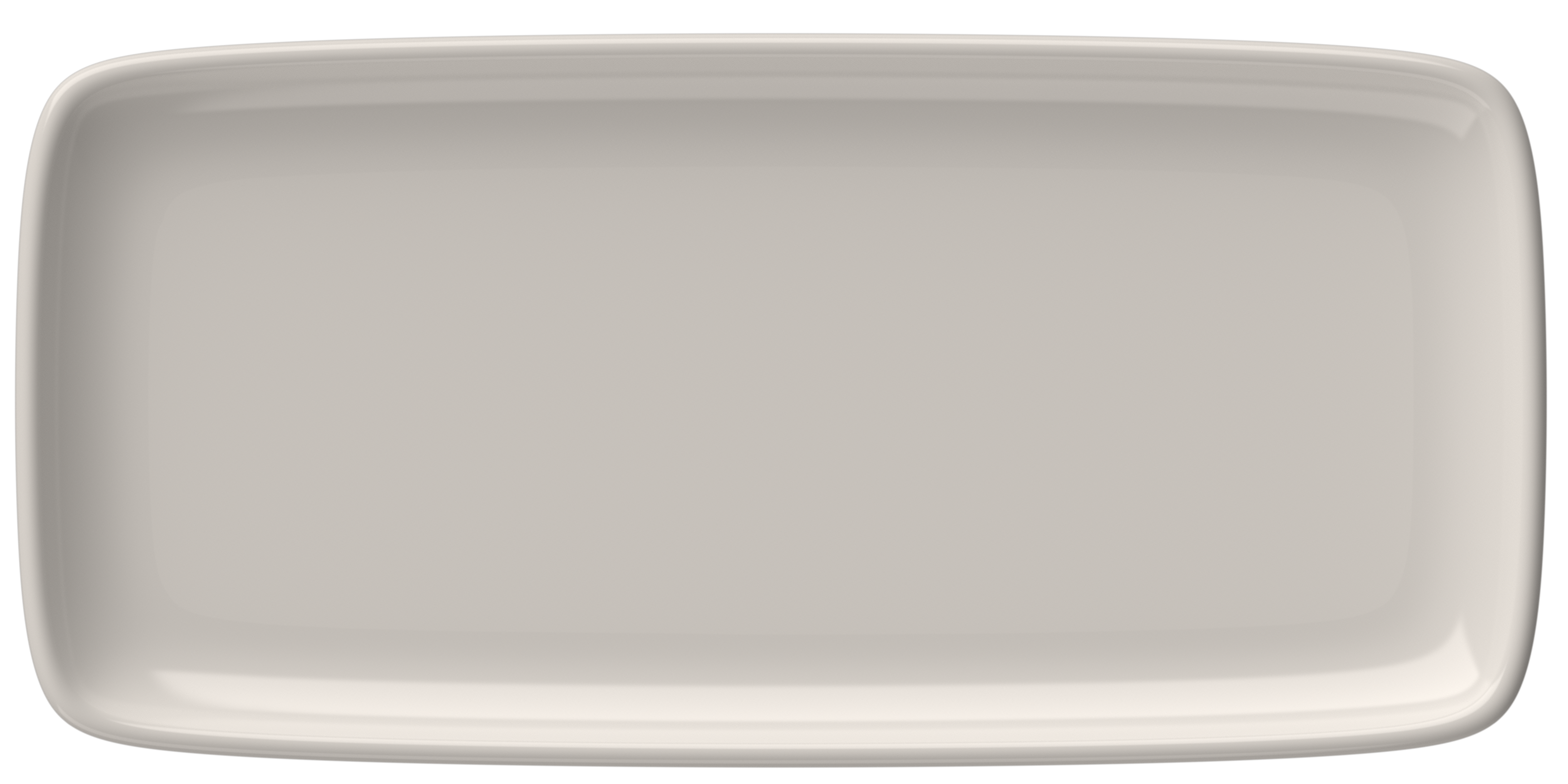 Bandeja rectangular porcelana "Quadro" para colecciones Lona y Frame.30x11 cm. ID Fine 10000-151630 (6 unidades)