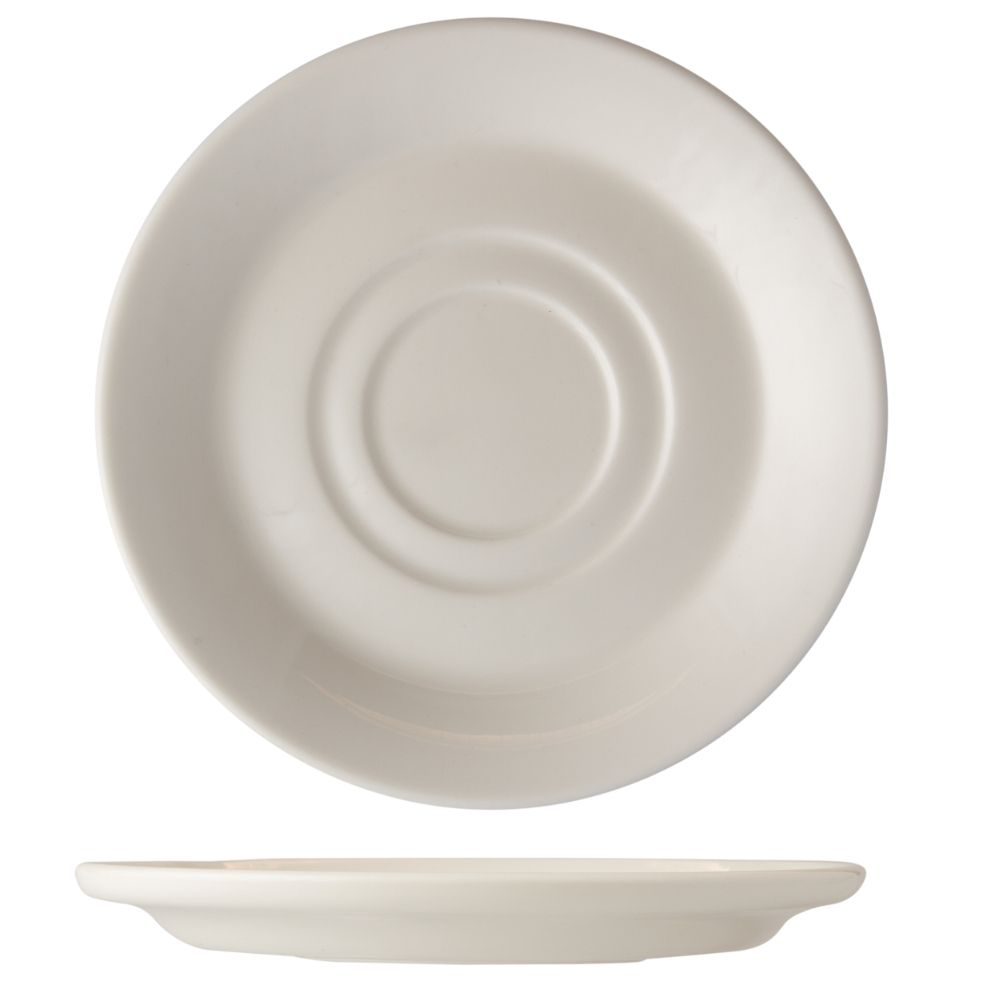 Platillo Taza Café y Moka Porcelana Blanca 13,75 cm | Duoma|  (6 ud)