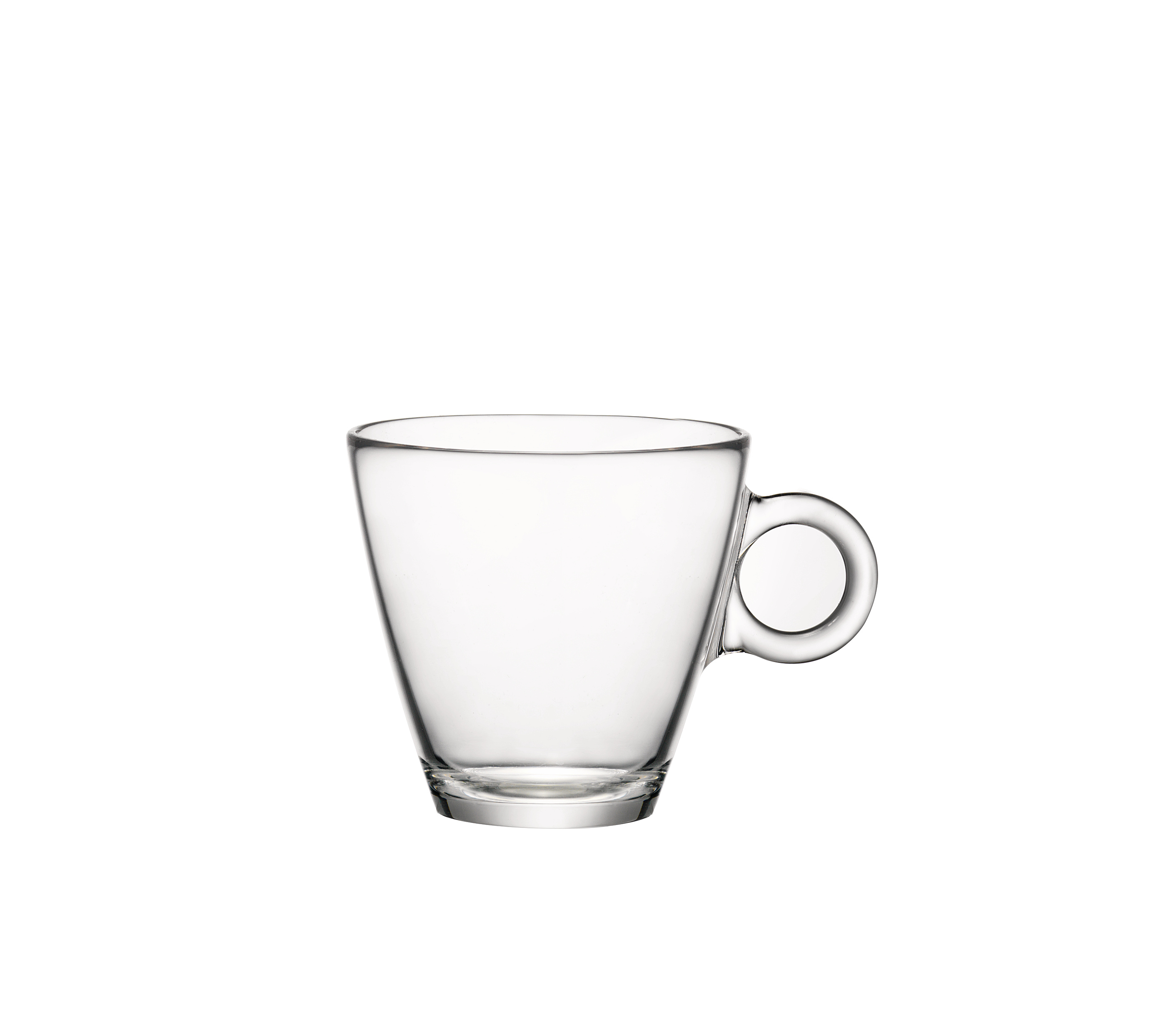 Doce unidades de BORMIOLI 430220M04321990 Easy bar taza moka/espresso 10 cl