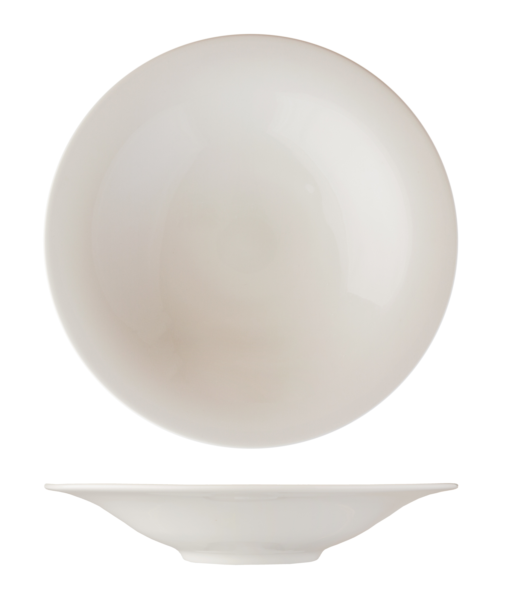 Plato hondo gastro porcelana Blanco Duoma Ø27,5 cm. B'GHEST 01170096 (6 unidades)