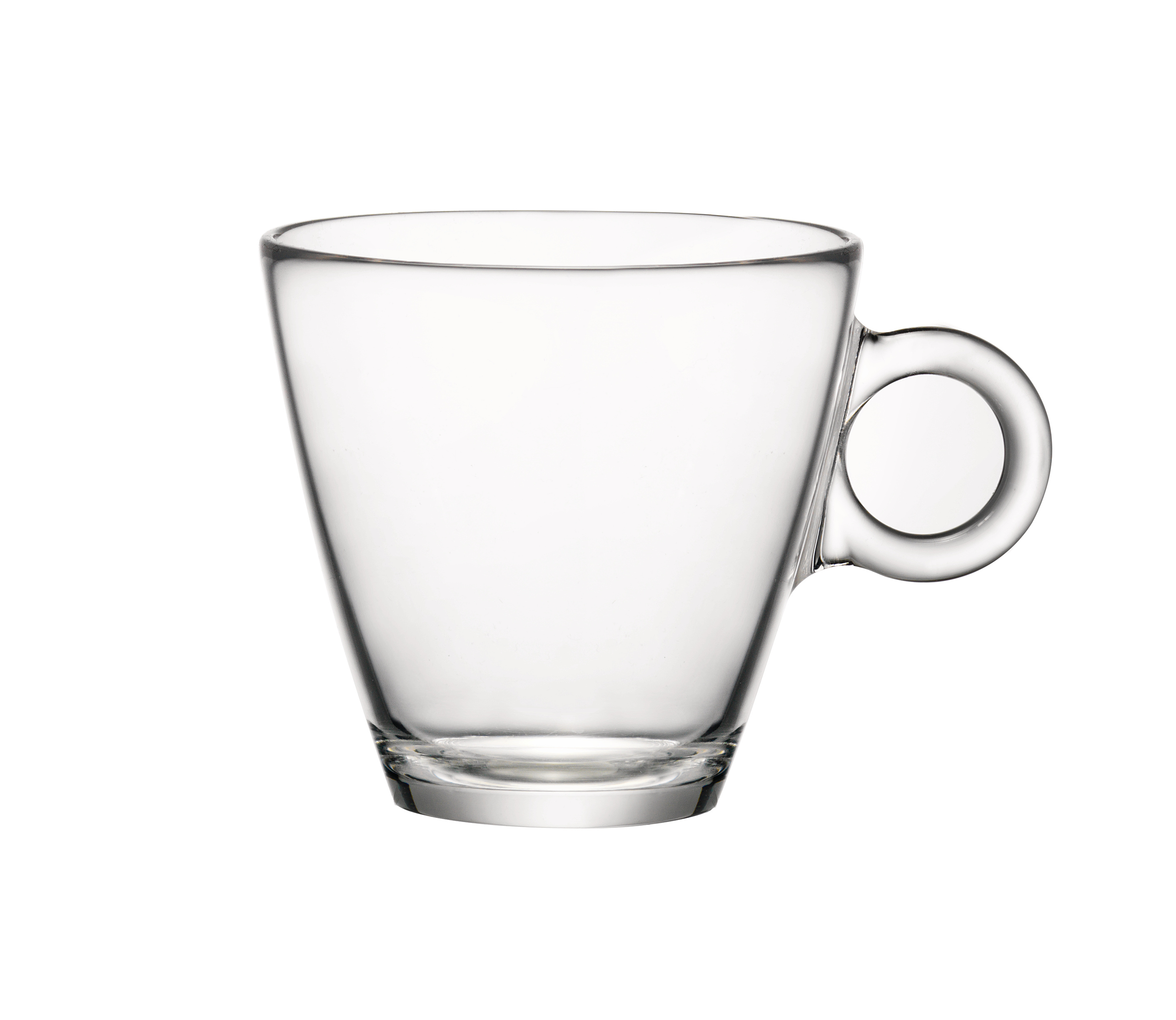 Doce unidades de BORMIOLI 430230M04321990 Easy bar taza café/cappuccino 23 cl