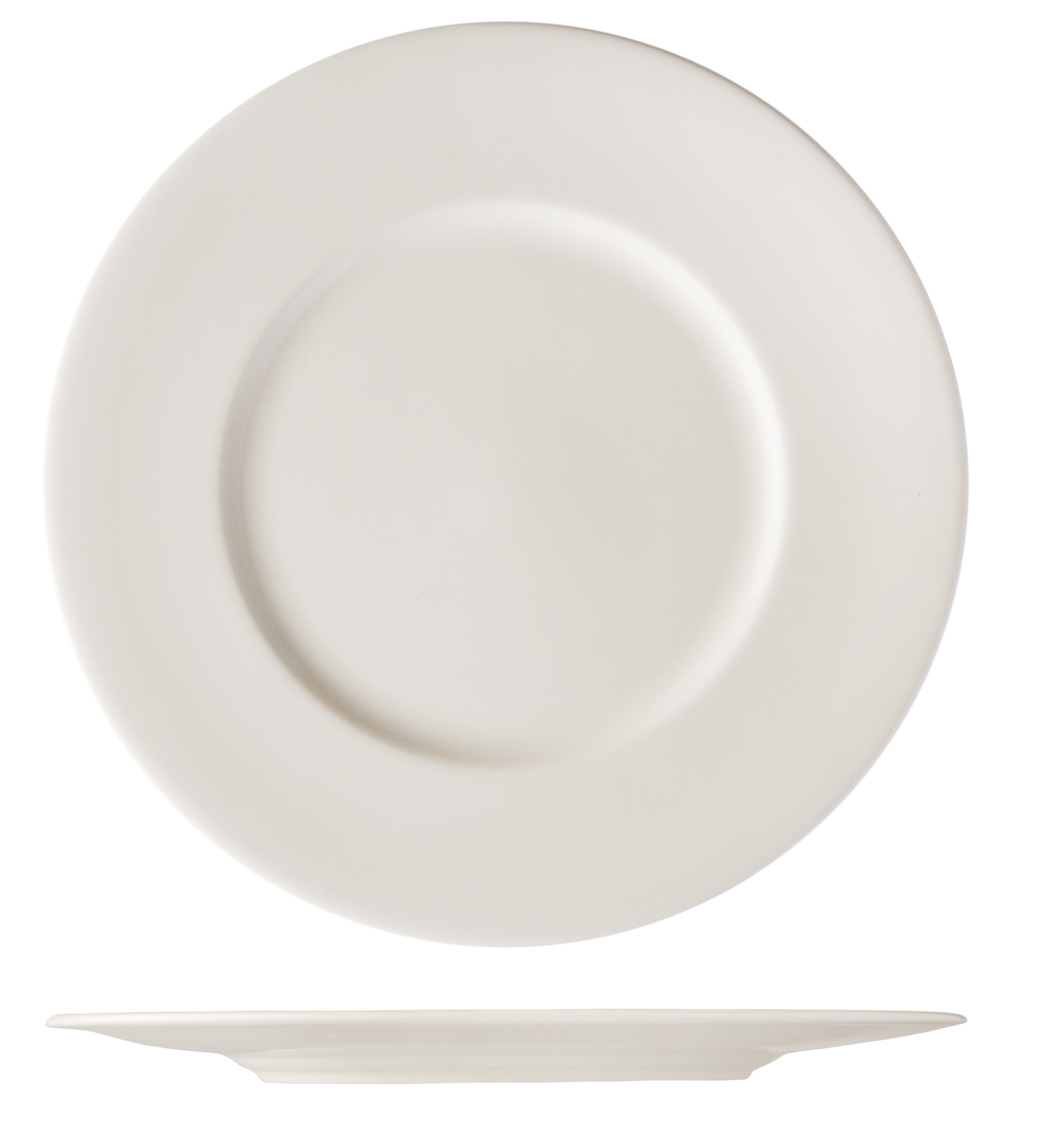 Plato llano porcelana Blanco Duoma Ø28 cm. B'GHEST 01170155 (6 unidades)