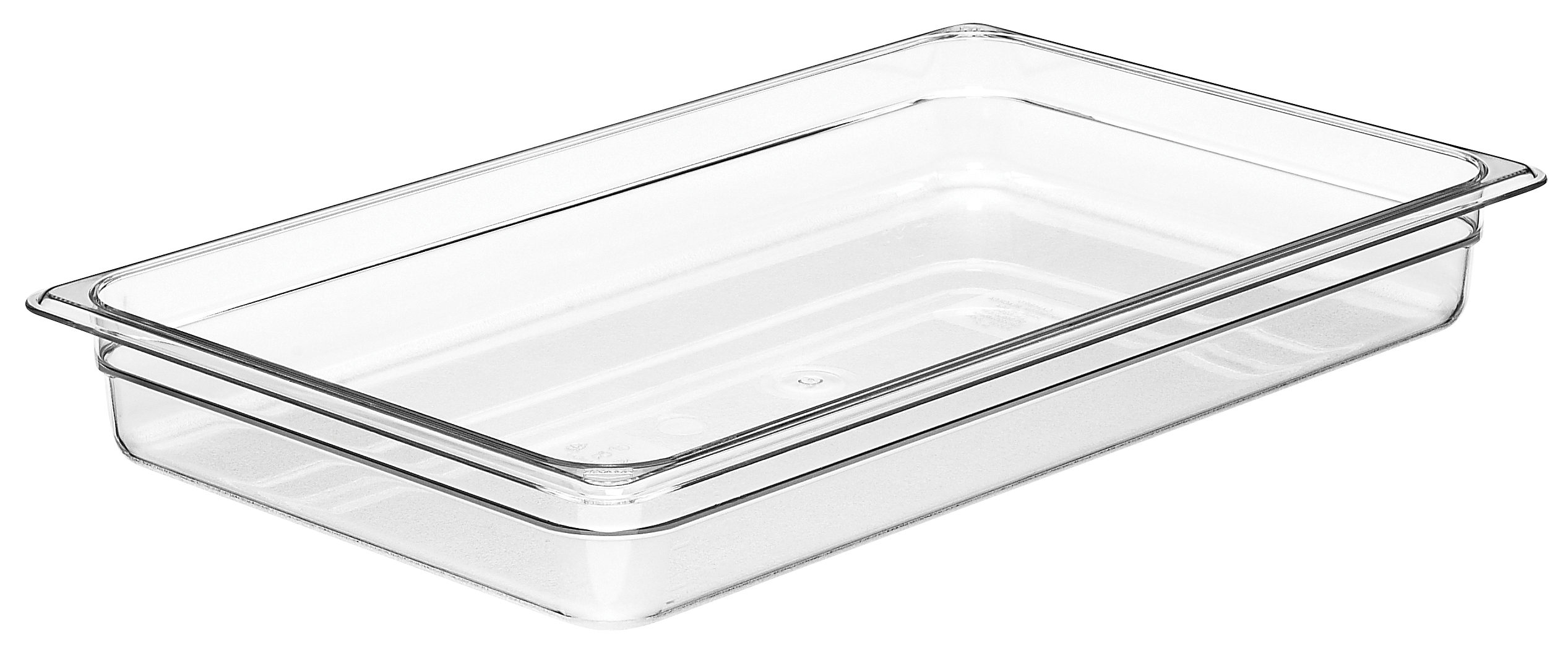 Cubeta GN 1/1 de policarbonato  8,5 L - 32,5 x 53 x 6,5 cm - Transparente CAMBRO12CW-135
